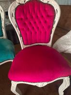 Barok stoel roze, Huis en Inrichting, Stoelen, Gebruikt, Overige kleuren, Ophalen of Verzenden, Eén