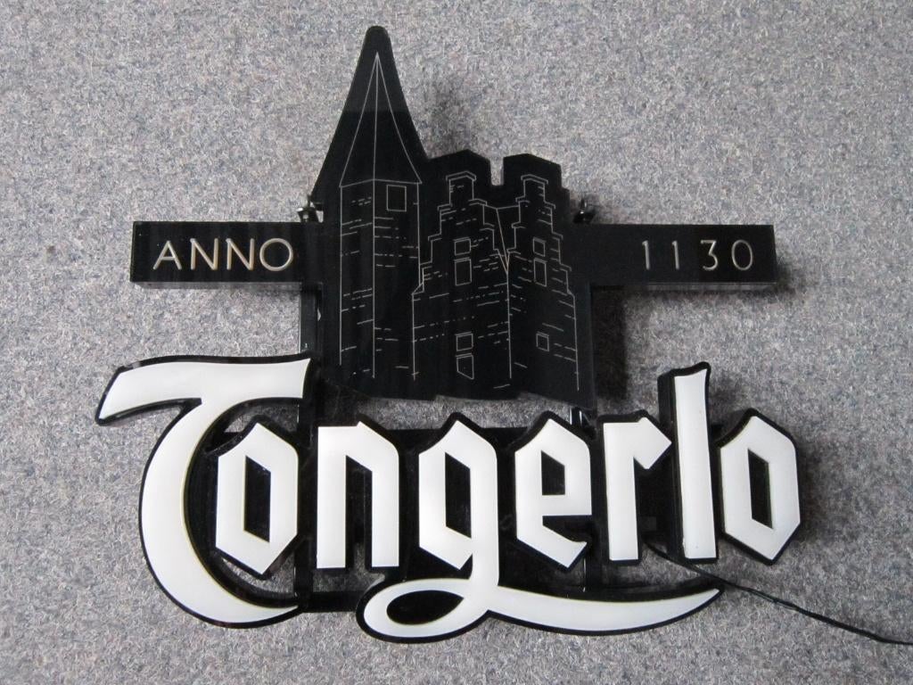 TONGERLO BIER LED LICHTRECLAME, Verzamelen, Ophalen, Zo goed als nieuw, Overige typen, Overige merken