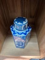 Antieke Chinese porseleinen theebus, blauw-wit, Ophalen of Verzenden