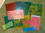 11 plastic sjablonen (dieren en letters), Ophalen of Verzenden, Zo goed als nieuw, Overige typen