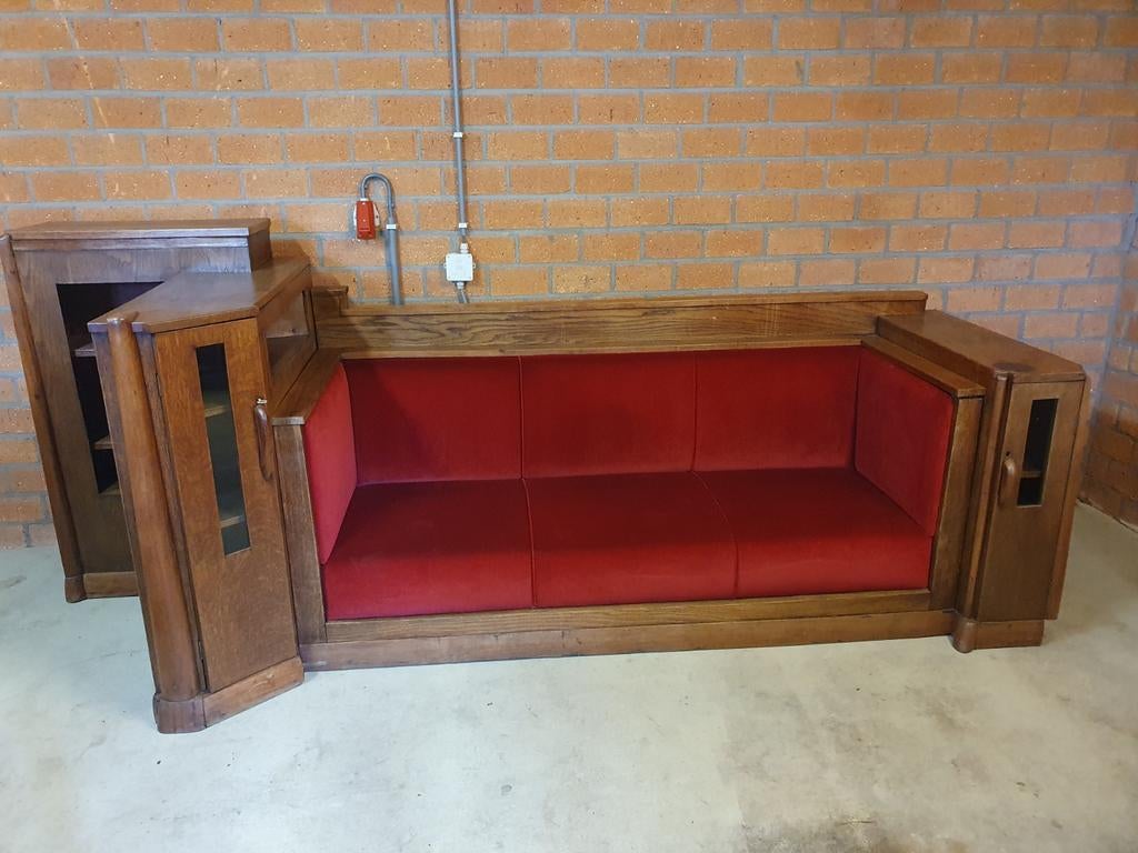 Art Deco zithoek, jaren '30, Ophalen, Gebruikt