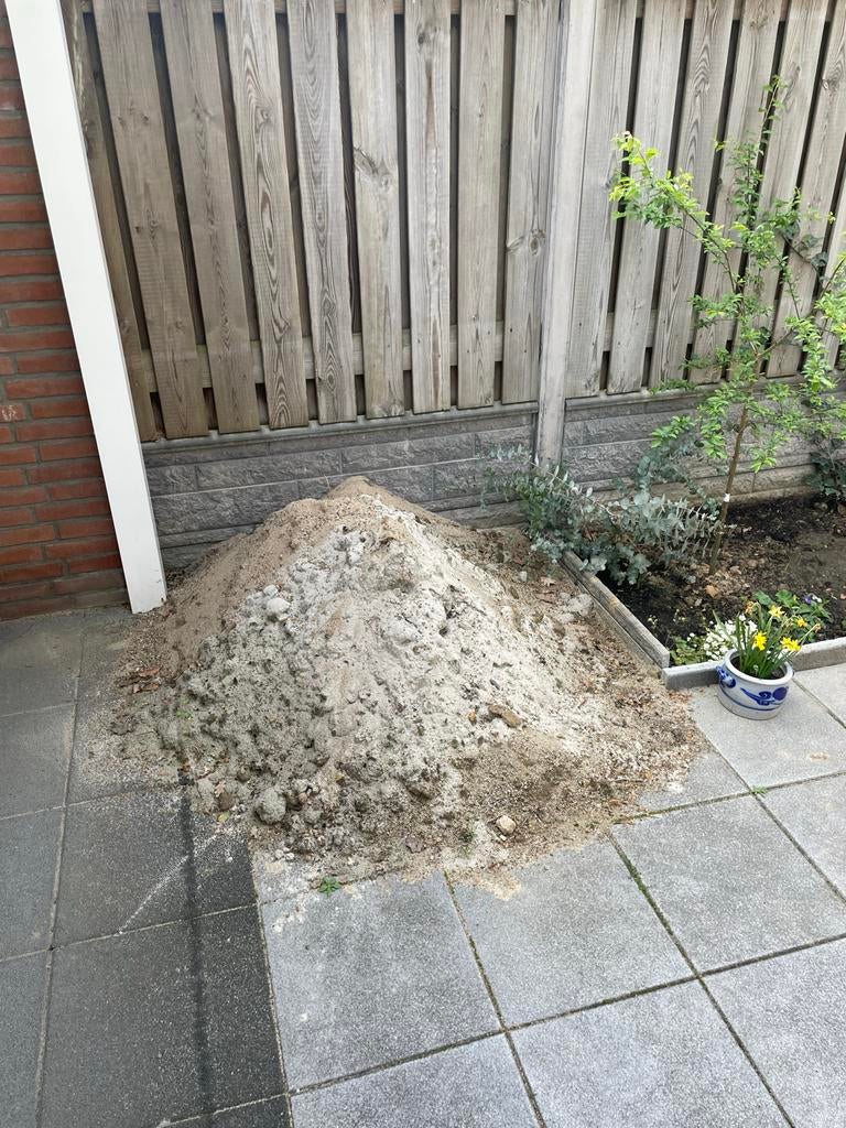 Gratis af te halen: Zand, Tuin en Terras, Ophalen, Gebruikt, Ophoogzand