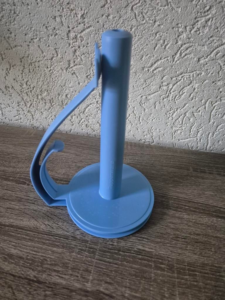 Tupperware Keukenrolhouder - Blauw, Ophalen of Verzenden, Gebruikt