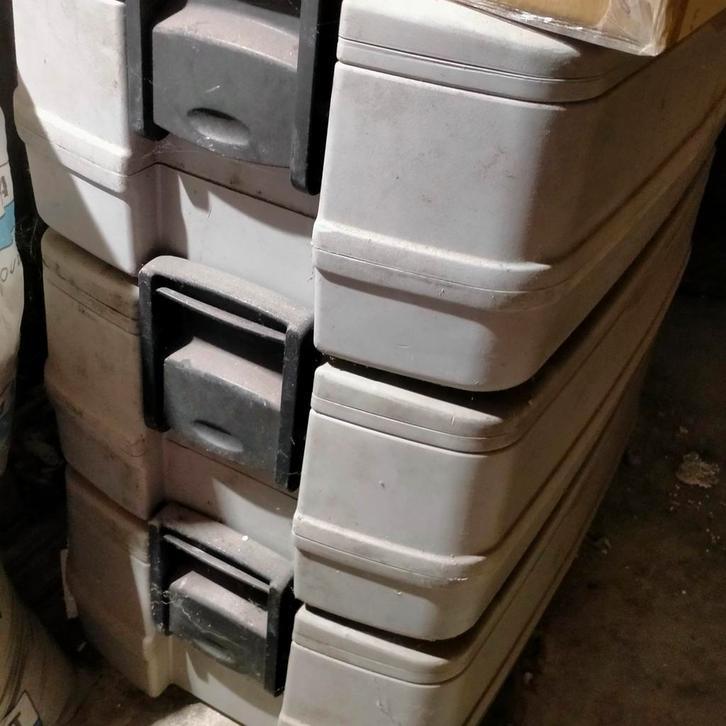 Robuuste Thermobox - Ideaal voor transport en catering, Caravans en Kamperen, Koelboxen, Gebruikt, Koelbox, Koelelement, Ophalen