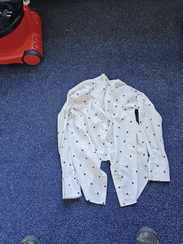 Vero Moda blouse met sterrenprint, Kleding | Dames, Blouses en Tunieken, Vero Moda, Wit, Zo goed als nieuw, Ophalen