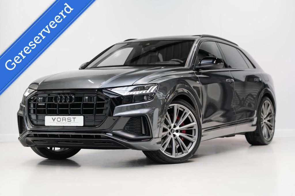 Audi Q8 60 TFSI quattro 3x S-Line Pano RS seats B&O Alcant., Auto's, Audi, Automaat, Gebruikt, Euro 6, 2995 cc