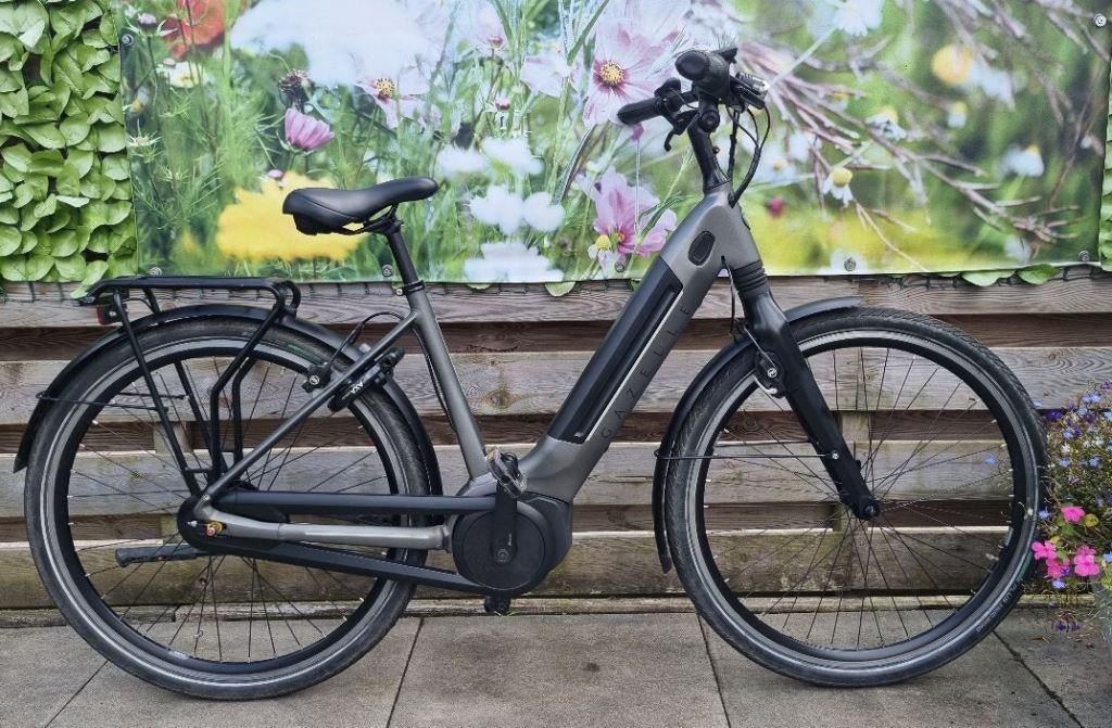 ebike gazelle ultimate C8 49 cm bosch plus 500 wh, 28 inch, Vering, Velgrem, 49 tot 53 cm