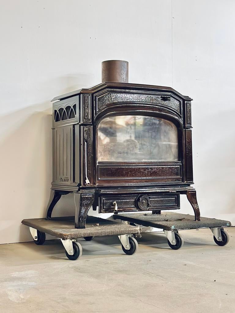 Dovre houtkachel Geëmailleerd 750GH/E6, Ophalen, Gebruikt, Houtkachel, Vrijstaand