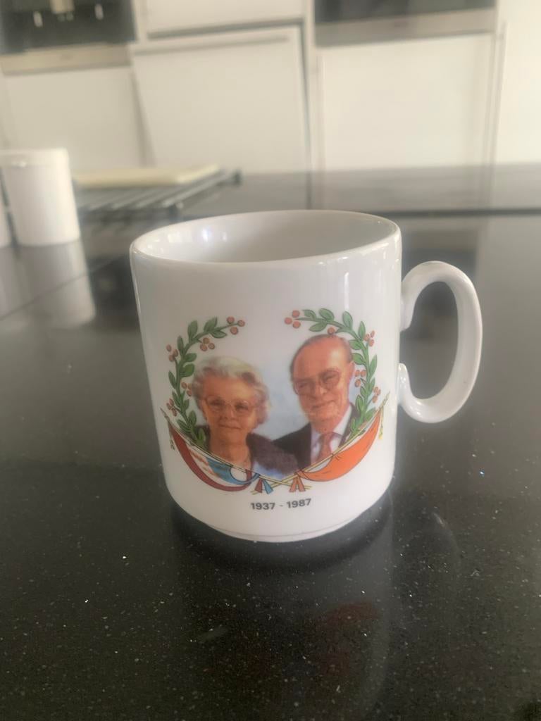 Beker Juliana & Bernhard 1937-1987, Ophalen of Verzenden