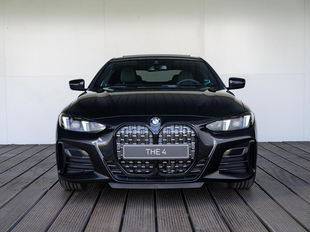 BMW 4 Serie 420i Coupé M Sport Pro | Schuif-/kanteldak | Ha, 1998 cc, Met garantie (alle), 4 stoelen, Zwart