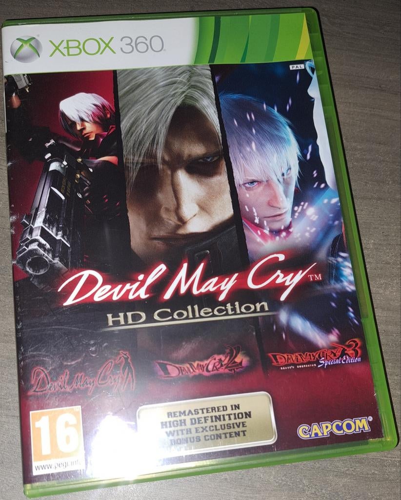 Devil may cry 1 + 2 + 3 HD collection xbox 360 z.g.a.n., Avontuur en Actie, 1 speler, Ophalen of Verzenden, Zo goed als nieuw