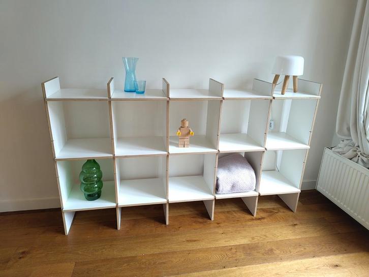 Kast FNP Nils Holger Moormann, 174,6x34x103,2hoog, wit FU, Huis en Inrichting, Kasten | Wandmeubels, Gebruikt, 100 tot 150 cm