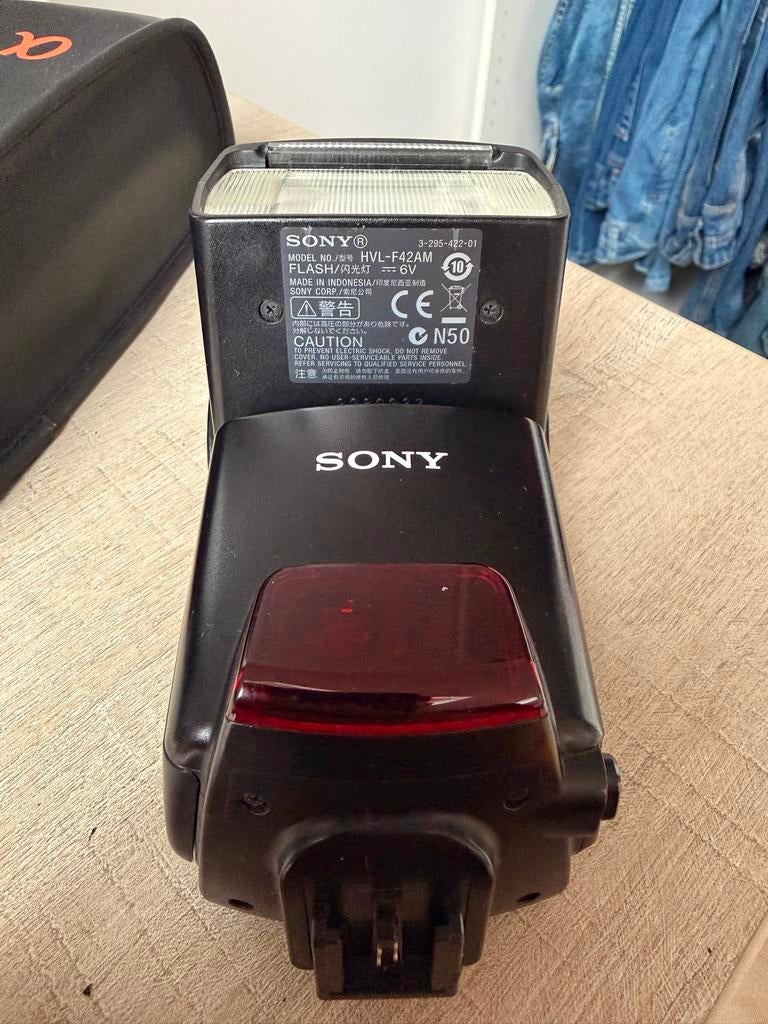 Sony HVL-F42AM flitser - Zo goed als nieuw, Audio, Tv en Foto, Fotografie | Flitsers, Ophalen of Verzenden, Zo goed als nieuw