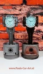 Piston clock mancave decoratie motor motorblok, Ophalen of Verzenden