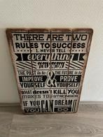 Houten tekstbord met Engelse spreuk, Ophalen, Zo goed als nieuw