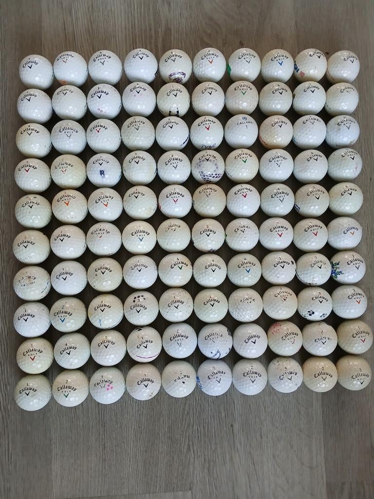 100 Callaway golf ballen, Sport en Fitness, Ophalen of Verzenden, Zo goed als nieuw, Bal(len), Callaway