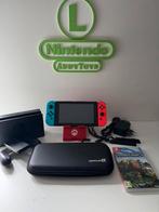 Nintendo switch V2, incl Minecraft en beschermhoes. Zgan, Ophalen, Zo goed als nieuw, Met 2 controllers, Switch Original