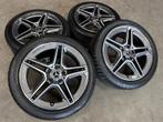 Mercedes AMG velgen 225 245 18 met goede banden, Auto-onderdelen, Banden en Velgen, 18 inch, Ophalen of Verzenden, Band(en), Zomerbanden
