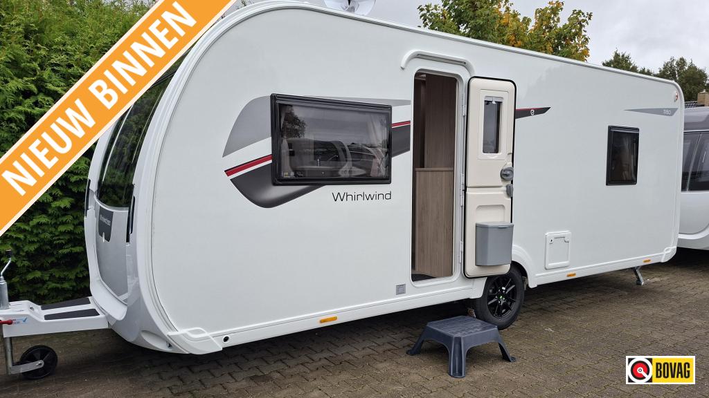 Elddis Whirlwind 550 Nieuw Model 2026 !, Caravans en Kamperen, Caravans, Standaardzit, Elddis, Bedrijf, 5 tot 6 meter