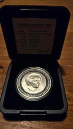 UNC Zilveren Vijftigguldenmunt 1998 - Vrede van Munster, Koningin Beatrix, Zilver, Ophalen of Verzenden, Losse munt