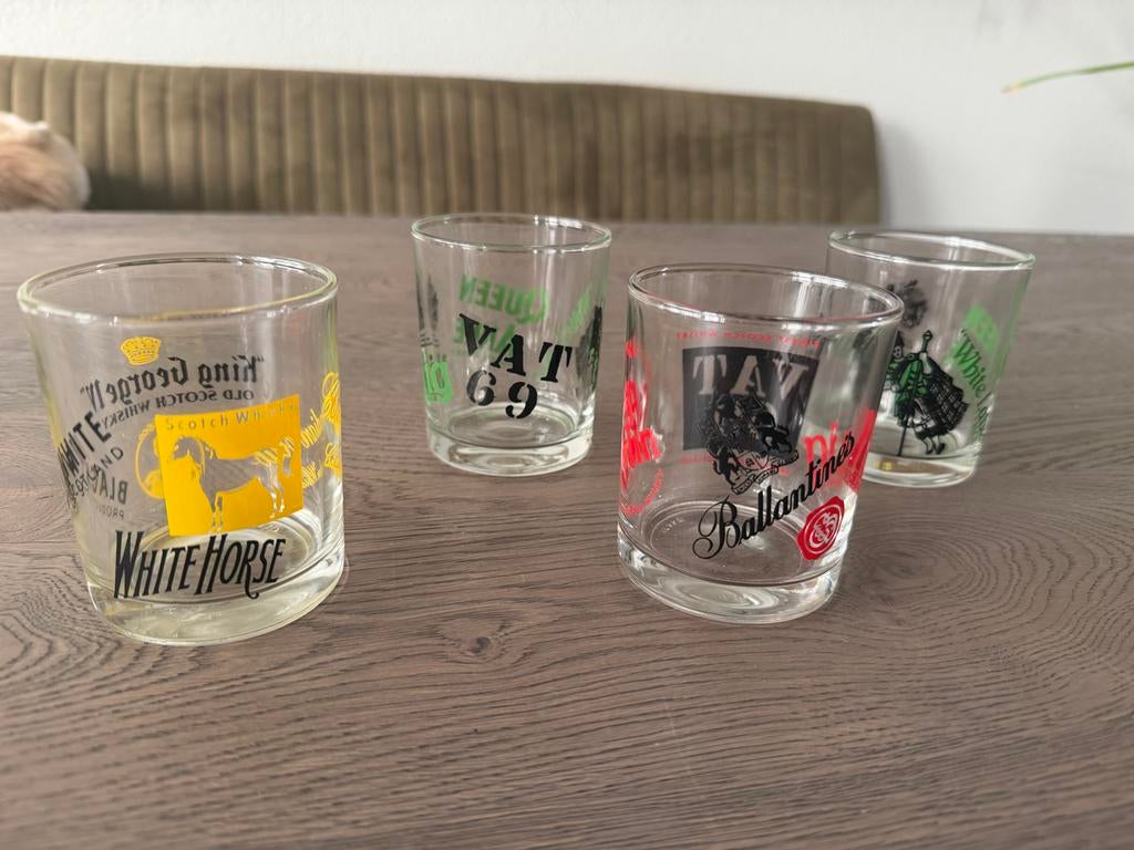 Whiskey Glazen, Ophalen of Verzenden, Zo goed als nieuw, Borrel- of Shotglas