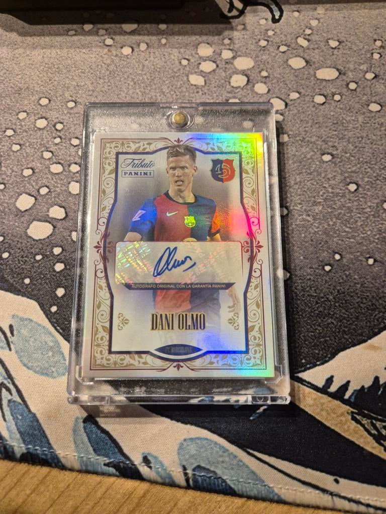 Dani Olmo /50 Barcelona 125-jarig jubileum kaart, Ophalen of Verzenden, Zo goed als nieuw, Buitenlandse clubs, Spelerskaart