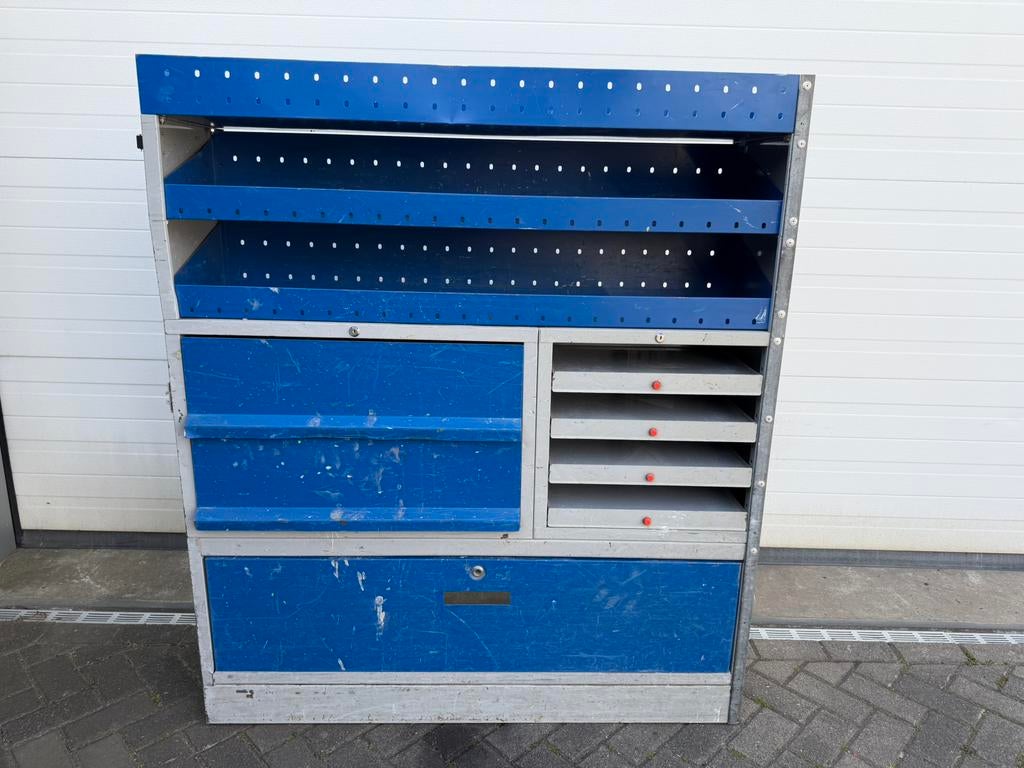 Bestelwagen bedrijfsauto inrichting kasten sprinter transit, Ophalen, Gebruikt