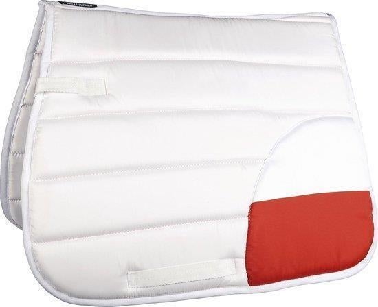 Zadeldekje HKM Wit Polen - Veelzijdigheid - Full, Dieren en Toebehoren, Ophalen of Verzenden, Nieuw, Dressuurdekje
