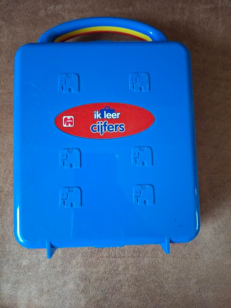 JUMBO Ik leer cijfers puzzelbox - Educatief telspel, Ophalen of Verzenden, Gebruikt, Puzzelen