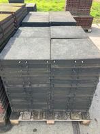 15 vochtdoorlatende rubberen tegels 50x50x5cm, Ophalen, Gebruikt, Q, Overige typen