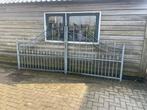 Sierlijk ijzeren hekwerk met poort - 340 cm breed, Ophalen, Met poort, Gebruikt, Sierhekwerk