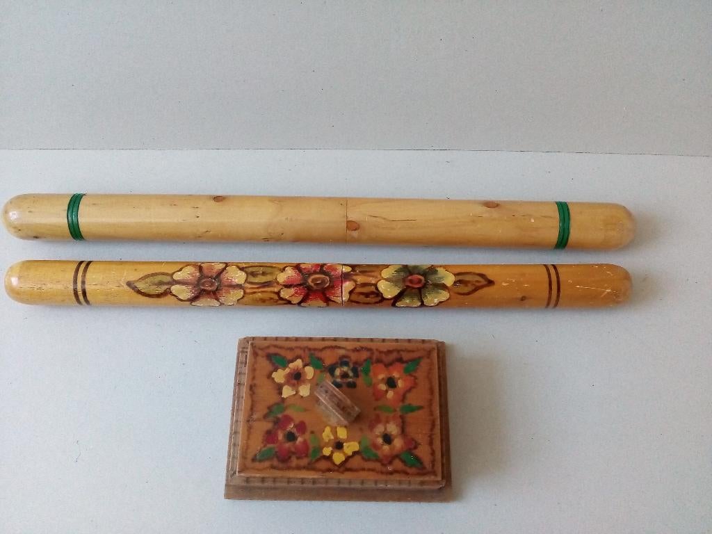 Opberg/naaldenkokers/knopenkistje.Hout.Prijs per stuk, Ophalen of Verzenden