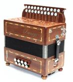 PARIGI CF trekzak, diatonische accordeon, Overige merken, Gebruikt, Overige formaten, Met koffer