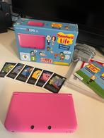 nintendo 3ds xl tomodachi life pink met 7 games, Ophalen of Verzenden, Zo goed als nieuw, 3DS