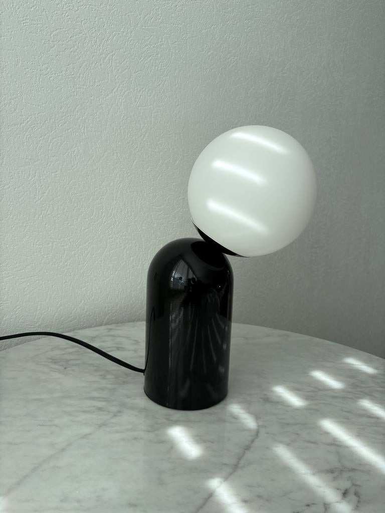 Tafellamp bol zwart van Made, Ophalen, Zo goed als nieuw, Glas, Minder dan 50 cm