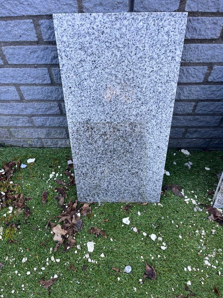 Stenen muurafdekkers - 15  stuks, Ophalen, Gebruikt, Overige typen, Natuursteen