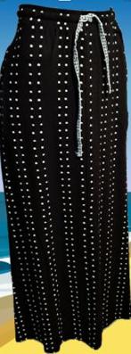 L.O.E.S.🌷 stretch lange kokerrok mt M, Maat 38/40 (M), Studio Anneloes, Verzenden, Zwart