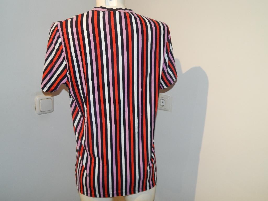 Stieglitz fijn shirt langer model gestreept kleuren ZGAN L, Overige kleuren, Verzenden, Maat 42/44 (L), Stieglitz