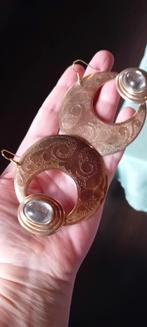 Gouden Oorbellen met Transparante Steen, Overige materialen, Ophalen of Verzenden, Met edelsteen, Goud