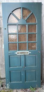 Hardhouten (buiten)deur, Ophalen, Gebruikt, Buitendeur, 200 tot 215 cm