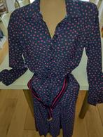 Doorknoop jurk van Studio Anneloes. Travelstof. Maat L, Studio Anneloes, Blauw, Maat 42/44 (L), Ophalen of Verzenden