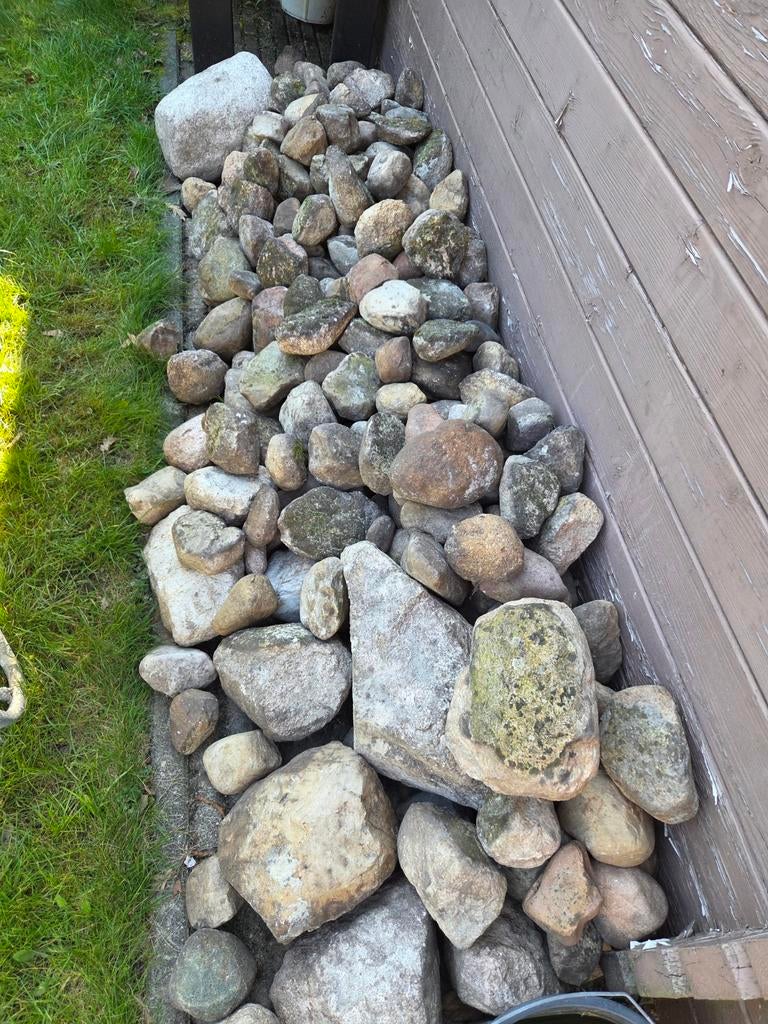 Natuurlijke sierkeien veldkeien voor tuin en landschap, Tuin en Terras, Grind, Keien en Split, Ophalen, Gebruikt, Multi, Kei