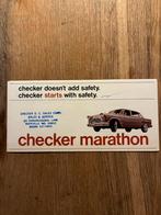 Checker Mararhon kleine brochure 1967, Ophalen of Verzenden, Gelezen, Overige merken