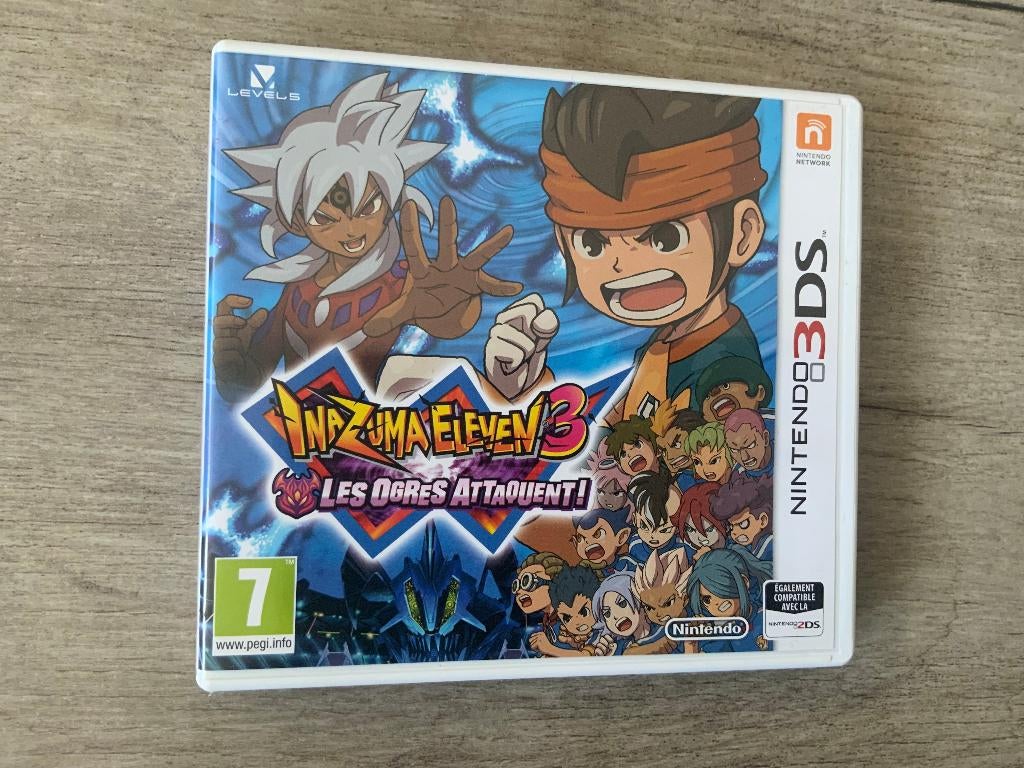 Inazuma Eleven 3 Team Ogre Attacks voor de Nintendo 3DS, 1 speler, Ophalen of Verzenden, Zo goed als nieuw, Vanaf 3 jaar