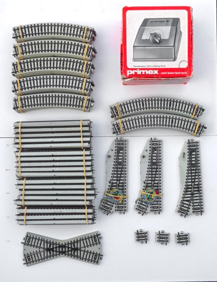 Marklin / PRIMEX transformator, rails en wissels, Hobby en Vrije tijd, Modeltreinen | H0, Wisselstroom, Rails, Ophalen of Verzenden