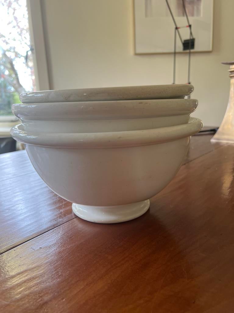 Set van 3 antieke Maastrichtse aardewerk kommen, Antiek en Kunst, Ophalen of Verzenden