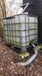 Water tank 1000 liter, Kunststof, Gebruikt, Met kraantje, 150 liter of meer