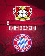 2 kaarten Bayer Leverkusen - Bayern Munchen 22 april, Losse kaart, Twee personen, April, Buitenland