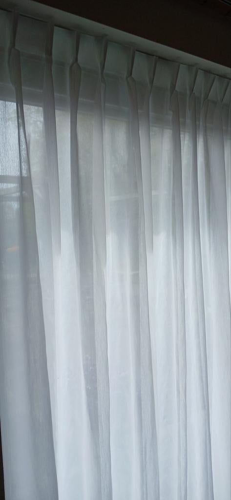 Vitrage / inbetween Nieuw, Ophalen, 200 cm of meer, Wit, Nieuw