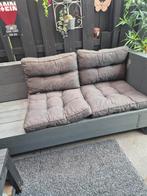 Hoekbank buiten van steigerhout, Tuin en Terras, Tuinsets en Loungesets, Ophalen of Verzenden, Gebruikt, Steigerhout, Bank